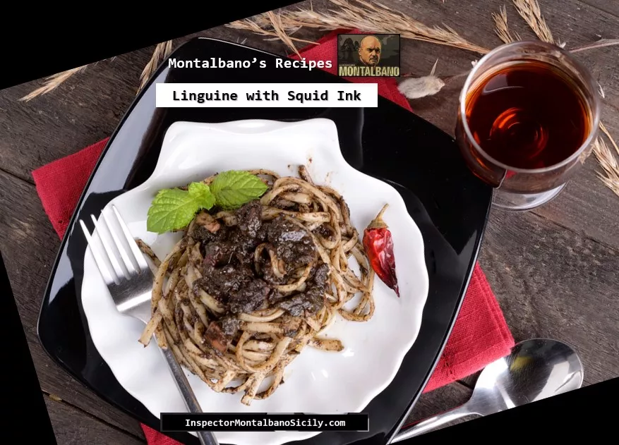 linguine with squid ink montalbano fish recipes