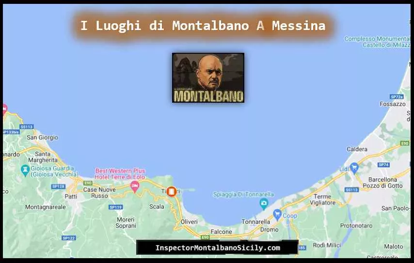 I Luoghi di Montalbano Mappa di Messina